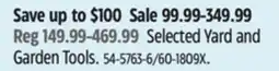 Canadian Tire Yardworks Selected Yard and Garden Tools offer