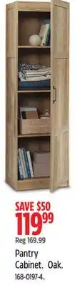 Canadian Tire Sauder Pantry Cabinet offer
