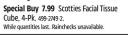 Canadian Tire Scotties Facial Tissue offer