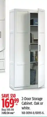 Canadian Tire Sauder 2-Door Storage Cabinet offer