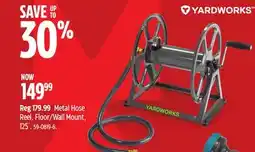 Canadian Tire Yardworks Metal Hose Reel, Floor/Wall Mount offer
