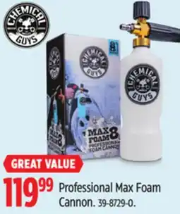 Canadian Tire Chemical Guys Professional Max Foam Cannon offer