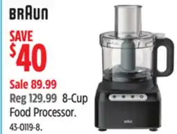 Canadian Tire Braun 8-Cup Food Processor offer