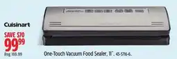 Canadian Tire Cuisinart One-Touch Vacuum Food Sealer offer