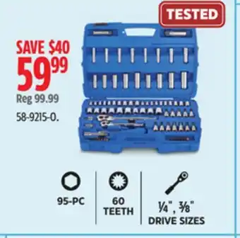 Canadian Tire Mastercraft DRIVE SIZES offer