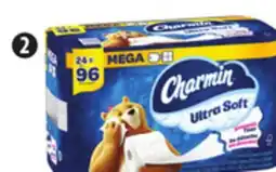 Canadian Tire Charmin Bathroom Tissue Mega 24=96 Rolls, Soft or Strong offer