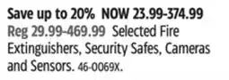 Canadian Tire Garrison Selected Fire Extinguishers, Security Safes, Cameras and Sensors offer