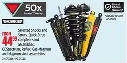 Canadian Tire Monroe Selected Shocks and Struts offer