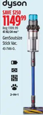 Canadian Tire Dyson Gen5outsize Stick Vac offer