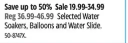 Canadian Tire Nerf Selected Water Soakers, Balloons and Water Slide offer