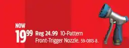 Canadian Tire Yardworks 10-Pattern Front-Trigger Nozzle offer