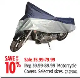 Canadian Tire Tripel Motorcycle Covers offer