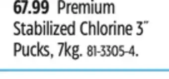 Canadian Tire Aquarius Stabilized Chlorine 3˝ Pucks, 7kg offer