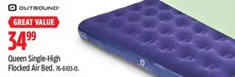Canadian Tire Outbound Queen Single-High Flocked Air Bed offer