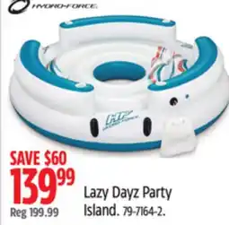 Canadian Tire Hydro-Force Lazy Dayz Party Island offer