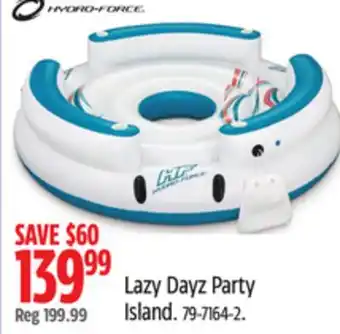 Canadian Tire Hydro-Force Lazy Dayz Party Island offer