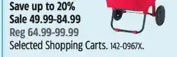 Canadian Tire Selected Shopping Carts offer
