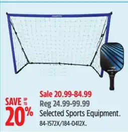 Canadian Tire Selected Sports Equipment offer