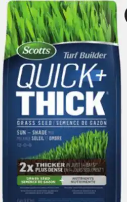 Canadian Tire Scotts Turf Builder Sun & Shade Grass Seed, 4kg offer