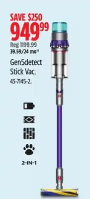 Canadian Tire Dyson Gen5detect Stick Vac offer
