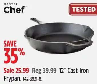 Canadian Tire MASTER Chef 12˝ Cast-Iron Frypan offer