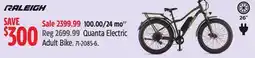 Canadian Tire Raleigh Quanta Electric Adult Bike offer