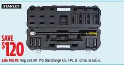 Canadian Tire Stanley Pro Tire Change Kit, 7-Pc offer