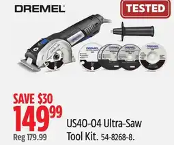 Canadian Tire Dremel US40-04 Ultra-Saw Tool Kit offer