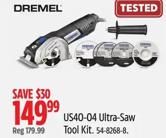 Canadian Tire Dremel US40-04 Ultra-Saw Tool Kit offer