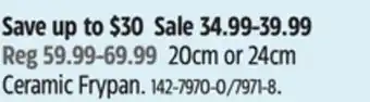 Canadian Tire Ninja 20cm or 24cm Ceramic Frypan offer