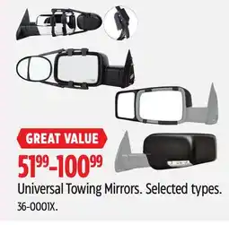 Canadian Tire Universal Towing Mirrors offer