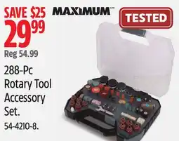 Canadian Tire Maximum Rotary Tool Accessory Set offer