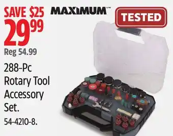 Canadian Tire Maximum Rotary Tool Accessory Set offer