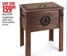 Canadian Tire Cryopak Wood Cooler offer