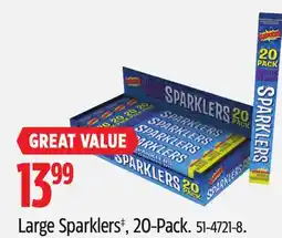 Canadian Tire Kaboom Large Sparklers offer