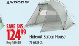 Canadian Tire Woods Hideout Screen House offer