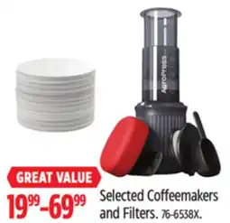 Canadian Tire Selected Coffeemakers and Filters offer