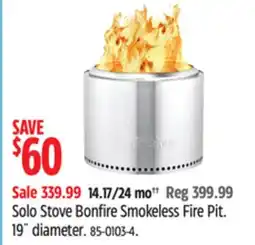 Canadian Tire Solo Stove Bonfire Smokeless Fire Pit offer