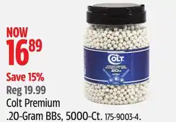 Canadian Tire Colt Premium .20-Gram BBs, 5000-Ct offer
