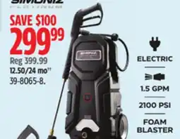 Canadian Tire Simoniz ELECTRIC FOAM BLASTER offer