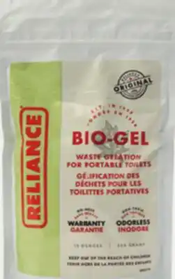 Canadian Tire Reliance Bio-Gel Portable Toilet Waste Gelatin Powder, 12-oz offer