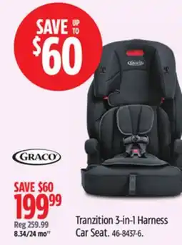 Canadian Tire Graco Tranzition 3-in-1 Harness Car Seat offer