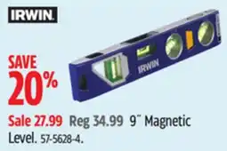 Canadian Tire Irwin 9˝ Magnetic Level offer