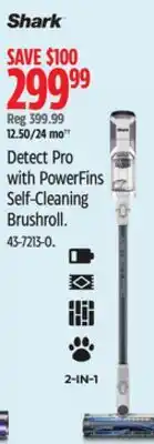 Canadian Tire Shark Detect Pro with PowerFins Self-Cleaning Brushroll offer