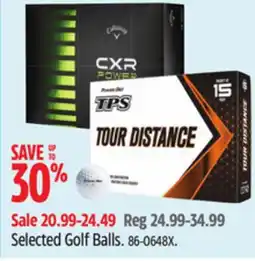 Canadian Tire Callaway Selected Golf Balls offer