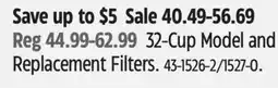 Canadian Tire ZeroWater 32-Cup Model and Replacement Filters offer