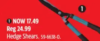 Canadian Tire Yardworks Hedge Shears offer