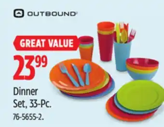 Canadian Tire Outbound Dinner Set offer