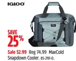 Canadian Tire Igloo MaxCold Snapdown Cooler offer