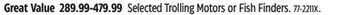 Canadian Tire Minn Kota Selected Trolling Motors or Fish Finders offer